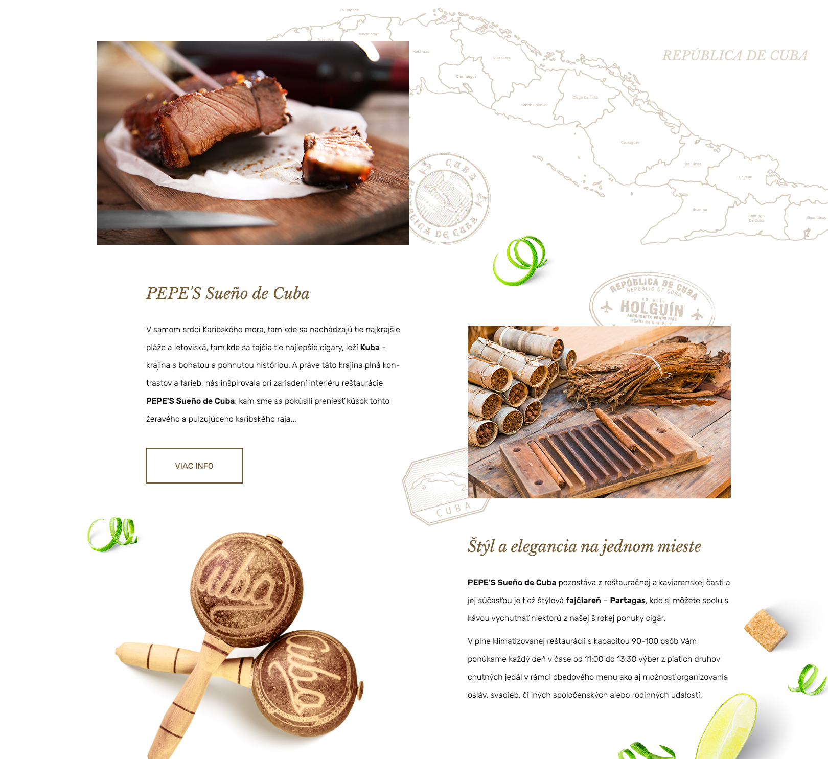 Pepe‘s Sueño de Cuba web page