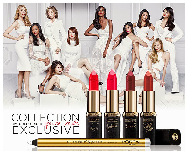 Loreal Pure reds campaign