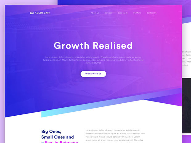 Non-rectangular web