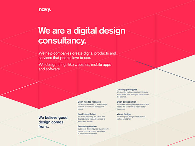 Neobdĺžnikový web