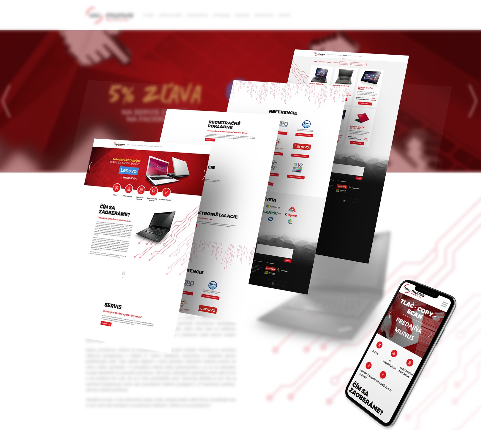 MUNUS - webstránka