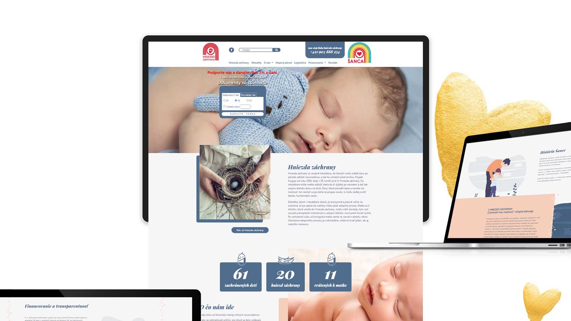 Občianske Združenie Šanca pre nechcených – Web