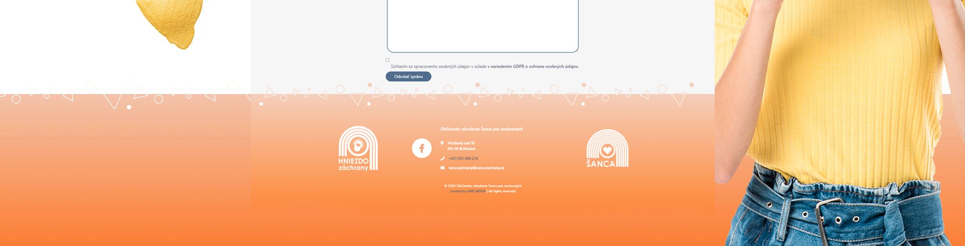 Občianske Združenie Šanca pre nechcených – Web