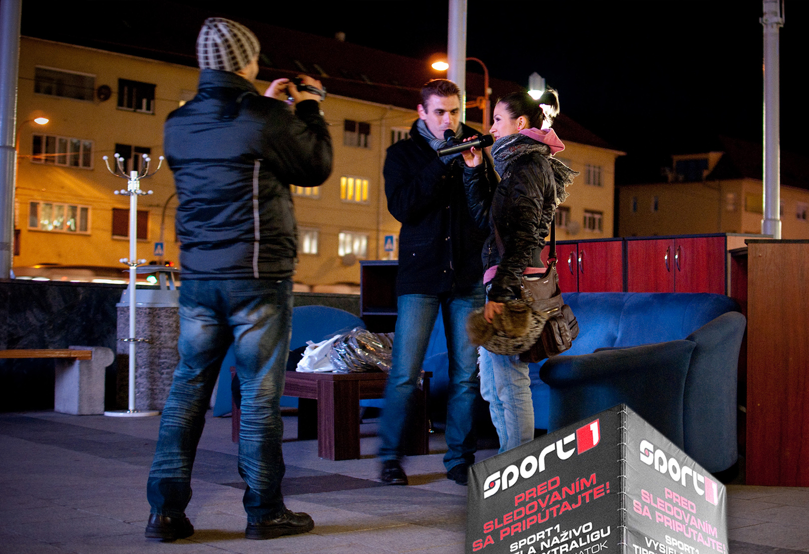 Komentátor Sport1 guerilla